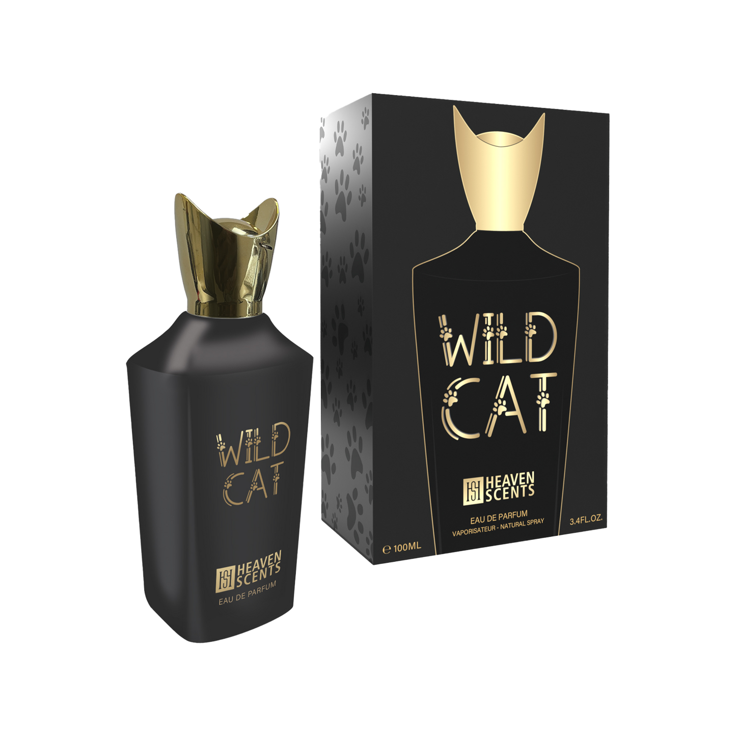 Wild Cat Perfume for Unisex EAU De Parfum Spray, 3.4 Ounce (100ml)