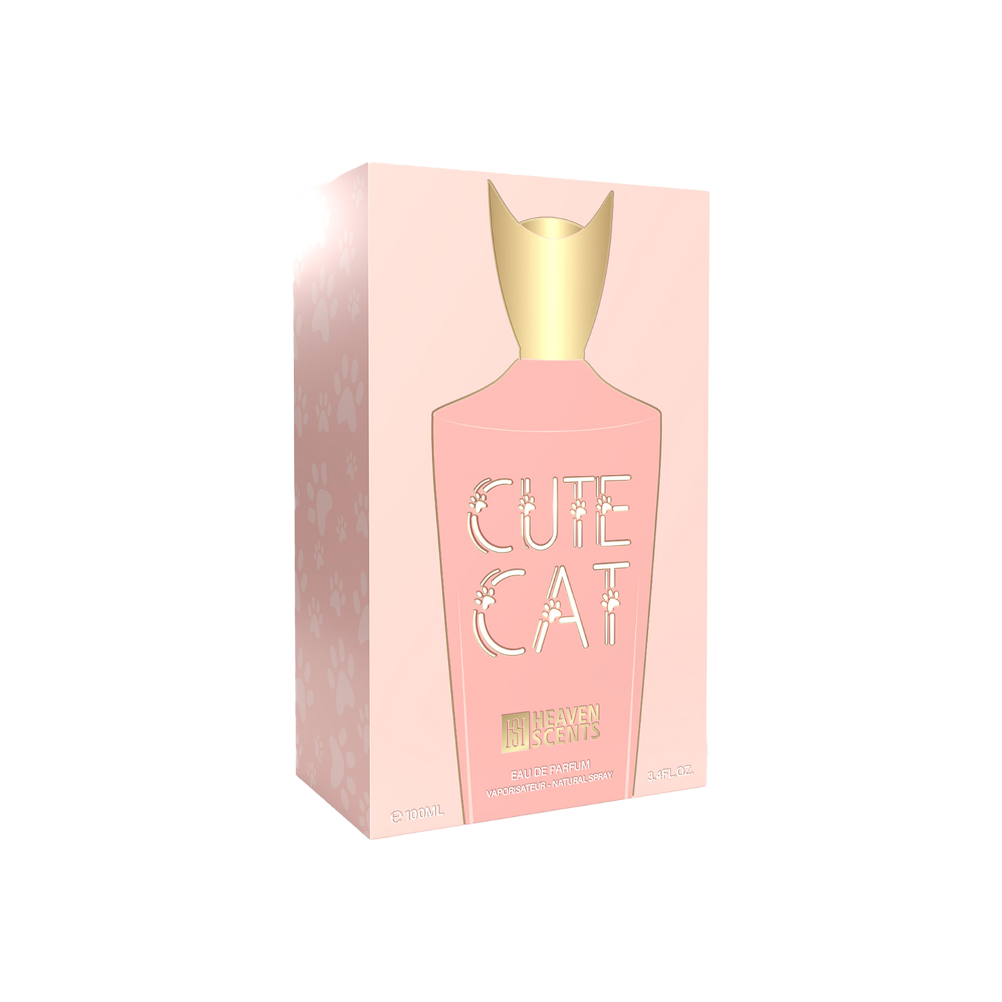 Cute Cat Perfume for Unisex EAU De Parfum Spray, 3.4 Ounce (100ml)