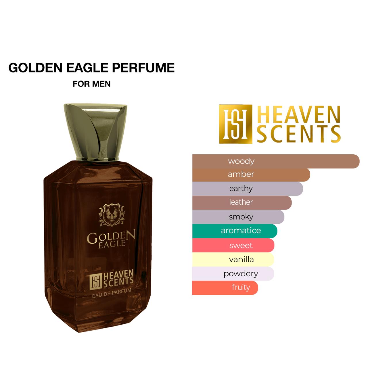 Golden Eagle Perfume for Unisex EAU De Parfum Spray, 3.4 Ounce (100ml)